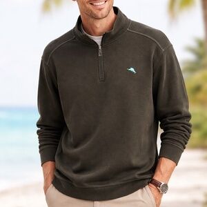 Tommy Bahama Long Sleeve Polo – Men’s XXL | 100% Cotton